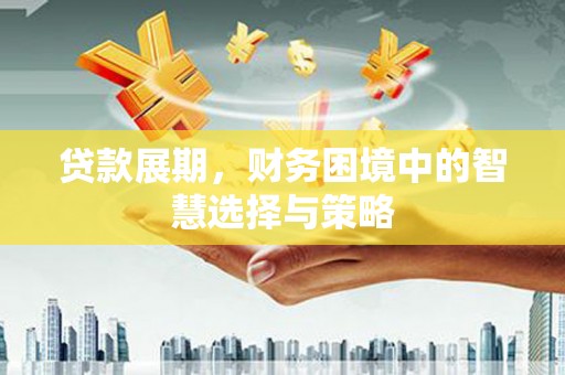 贾汪贷款展期，财务困境中的智慧选择与策略