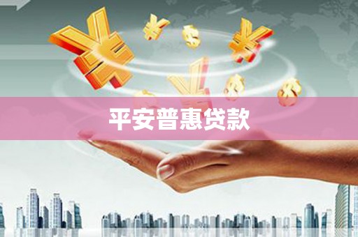 贾汪平安普惠贷款
