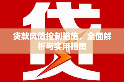 贾汪贷款风险控制措施，全面解析与实用指南