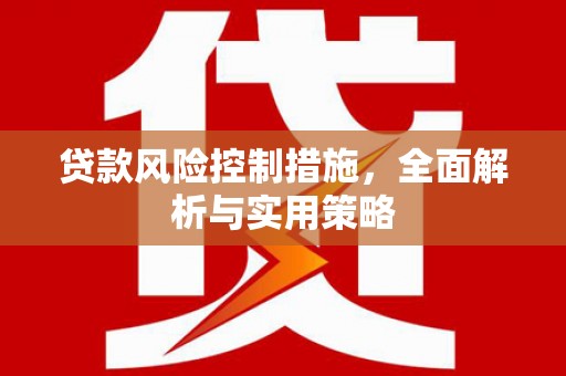 贾汪贷款风险控制措施，全面解析与实用策略