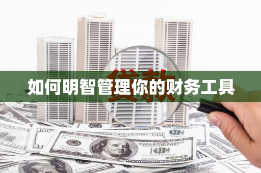 贾汪如何明智管理你的财务工具