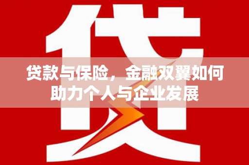 贾汪贷款与保险，金融双翼如何助力个人与企业发展