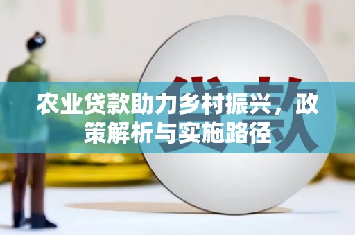 贾汪农业贷款助力乡村振兴，政策解析与实施路径