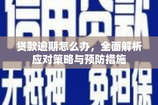 贾汪贷款逾期怎么办，全面解析应对策略与预防措施