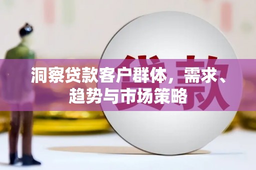 贾汪洞察贷款客户群体，需求、趋势与市场策略