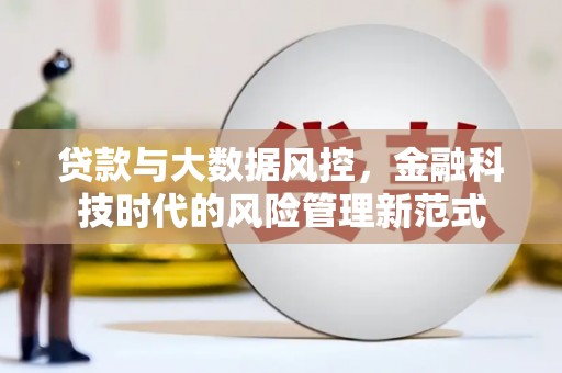 贾汪贷款与大数据风控，金融科技时代的风险管理新范式
