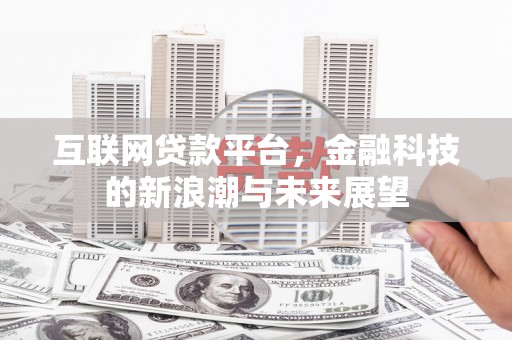 贾汪互联网贷款平台，金融科技的新浪潮与未来展望