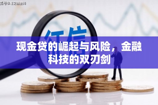 贾汪现金贷的崛起与风险，金融科技的双刃剑