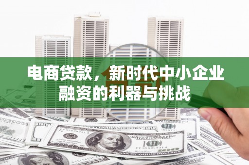 贾汪电商贷款，新时代中小企业融资的利器与挑战