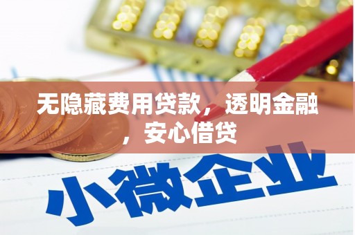 贾汪无隐藏费用贷款，透明金融，安心借贷
