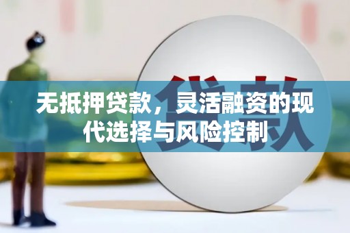 贾汪无抵押贷款，灵活融资的现代选择与风险控制