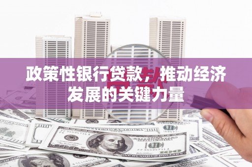 贾汪政策性银行贷款，推动经济发展的关键力量