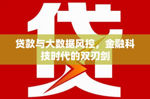 贾汪贷款与大数据风控，金融科技时代的双刃剑