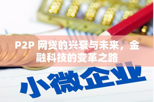 贾汪P2P 网贷的兴衰与未来，金融科技的变革之路
