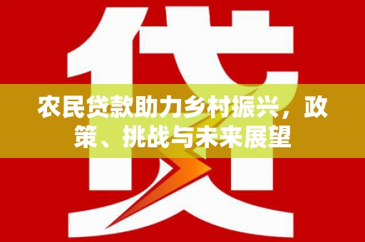 贾汪农民贷款助力乡村振兴，政策、挑战与未来展望