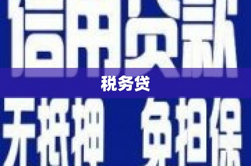 贾汪税务贷