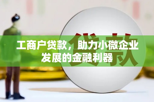 贾汪工商户贷款，助力小微企业发展的金融利器