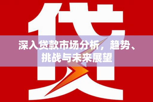 贾汪深入贷款市场分析，趋势、挑战与未来展望