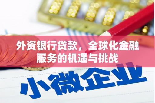 贾汪外资银行贷款，全球化金融服务的机遇与挑战