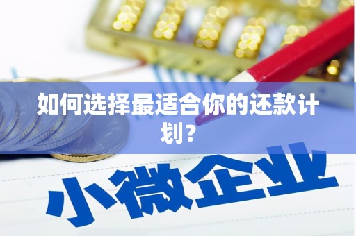 贾汪如何选择最适合你的还款计划？