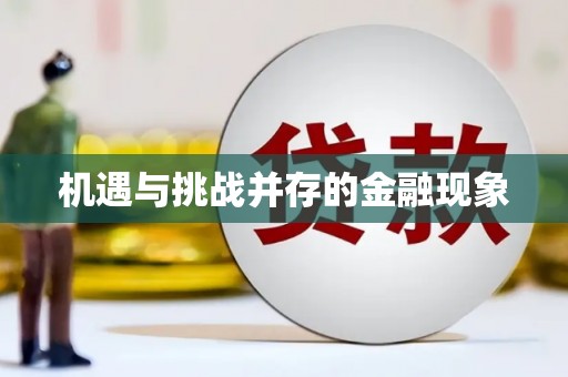 贾汪机遇与挑战并存的金融现象